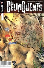Delinquents, The #1F VF/NM; Valiant | Map Variant - w/Bag+Board picture