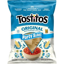 Tostitos Restaurant Style Original Tortilla Chips, 17 oz Party Size Bag Fresh picture