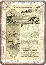 1915 National Vintage Automobile Ad Retro Look Metal Sign AM8612 picture