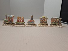 Precious Moments Figurines Lot Christmas Tain Set Not Complete  picture