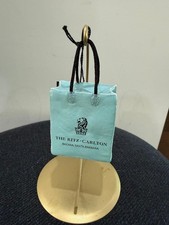 VERY RARE  Ritz Carlton Bacara Santa Barbara Shopping Bag Ornament.  SO CUTE   picture