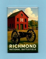 RICHMOND NATIONAL BATTLEFIELD *2x3 FRIDGE MAGNET* CIVIL WAR  BATTLE VIRGINIA VA picture