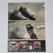 Destruction Derby 2 PlayStation PS1 Crash Print Ad/Poster picture