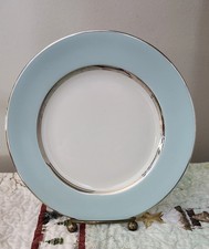Nancy Prentiss Skyridge Bread Dessert Plate 6 3/8 Inches - Set Of 8 Aqua MCM picture
