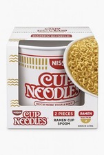 Nissin Cup Noodles  Ramen Bowl and  Spoon Set Ramen Gift Bundle Set picture