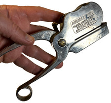 Vintage Arnold Cattle Ear Tattoo Pliers Flint Michigan Self Inking Farm Tool picture
