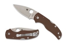 SPYDERCO KNIVES USA SPRINT RUN BROWN G10 NATIVE 5 BACKLOCK KNIFE C41GPBN15V5 picture
