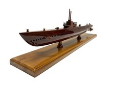 USS Wahoo SS-238 Navy Gato Class WWII Sub Submarine Mahogany Wood Model New picture