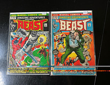MARVEL AMAZING ADVENTURES #13 THE BEAST 1972 Bronze Age Nice 😁(and#14 FREE) picture