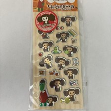 Cheburashka Plump Sticker Daiso picture
