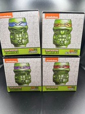 Loot Crate Geeki Mini Tikis TMNT Teenage Mutant Ninja Turtles LootCrate Set Of 4 picture