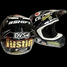 Justin Barcia Last Amateur Motocross Helmet  Raced Used picture