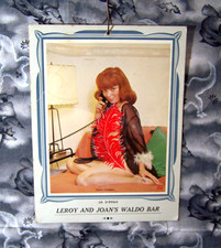 Vintage, Lift Up-Peek A Boo 10X13 Pinup Teaser Advertising for Kansas City Bar picture