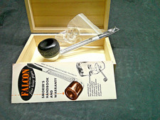 ✔️NEW FALCON PIPE CARVED BRIAR GENOA BOWL #AN 2 STRAIGHT P-LIP  STEM BOX -G1 picture