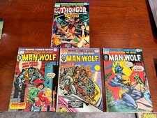 Marvel Comic Lot Creatures on the Loose 30 32 33 28 Key 1st Simon Stroud Man-Wol picture