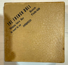 HAVANA, HABANA, CUBA GIFT BOX, 1940's, SLOPPY JOE'S BAR, THE FRENCH DOLL picture