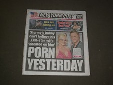 2018 JULY 24 NEW YORK POST NEWSPAPER - STORMY DANIELS HUSBAND BLINDSIDED picture