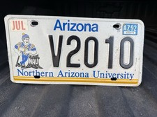 Arizona Northern Arizona University License Plate V2010 Collectible picture