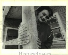 1995 Press Photo Edna Roussel, Grand Isle Native and Unofficial Historian picture