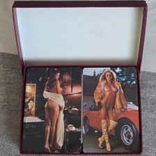 Vintage 1973 Playboy Playmate Playing Cards AK7208 Double Deck Complete W Sleeve picture