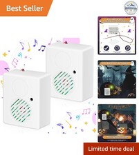 Halloween Sound Sensor 2 Pcs Battery Powered Screaming Effects Indoor Outdoor picture