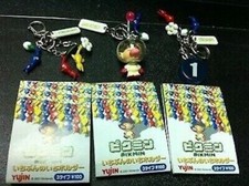 Yujin Game Gashapon Pikmin Charm Captain Olimar Figure SET Blue picture
