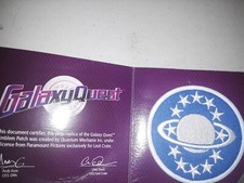 GALAXY QUEST PROP REPLICA EMBLEM PATCH LOOT CRATE EXCLUSIVE MOC SCI-FI BRAND#193 picture