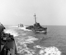 WW2 WWII Photo  US Navy Destroyer Escort Drops Depth Charges World War Two USN  picture