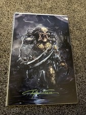 PREDATOR #1 SIGNED CLAYTON CRAIN VIRGIN EXCLUSIVE VARIANT MARVEL picture