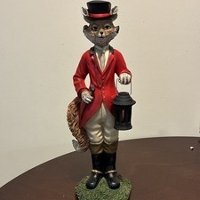 Vintage* Winterthur Mr Lord Fox Hunt English Library Statue Exclusive **RARE picture