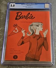⛱️BARBIE💘: The Mattel Barbie Magazine #1👙- CGC 5.0🔥FIRST BARBIE✨TOP POP✨ picture
