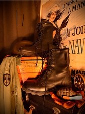Vintage 1990s USMC Altama-style Cadillac Combat Boots picture