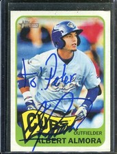 Albert Almora Chicago Cubs Signed Topps Heritage Card Authentic Autograph Auto picture