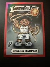 Bowman Chrome 2025 Garbage Pail Kids Herding Dylan Harper BGP-3 1/5 Red  picture