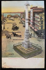 Vintage Postcard 1901-1907 Confederate Monument, Norfolk, Virginia (VA) picture