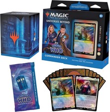 Magic The Gathering Doctor Who Commander Deck – Timey-Wimey (100-Card Deck, 2-Ca picture