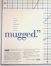 1996 IBM AntiVirus Software Vintage Print Ad 