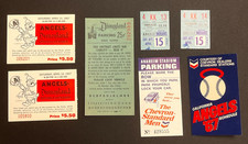 Vintage Disneyland & Angels Double Header Package / Lot 1967 Tickets, etc. RARE picture