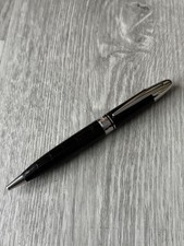 OMEGA Novelty Pen Faux Alligator Leather Embossed - Black picture