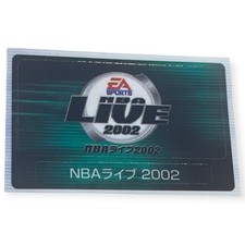 Sony PlayStation 2 PS2 EA Sports NBA Live 2002 Memory Card Sticker picture