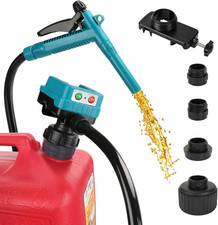 4.5 GPM Cordless Fuel Transfer Pump with 51'' PVC Hose, Compatible with Makita 1 picture