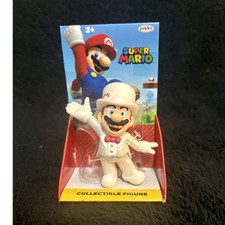 Jakks Pacific Super Mario White Suit Mario Collectable Figure - NIB picture
