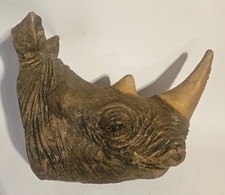 VTG Hornsby’s Hard Cider Rhino Head Wall Mount Hard Foam Breweriana Advertising  picture