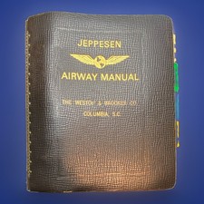 Jeppesen Vintage Airway Manual 1970s and 1980s With Original Materials picture