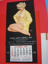 BAZ     VINTAGE  Pin Up Calendar picture