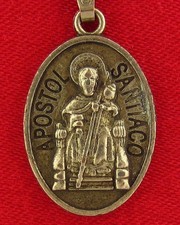 SAINT JAMES THE APOSTLE Medal APOSTOL SANTIAGO XACOBEO 2010 Catholic Medal Small picture