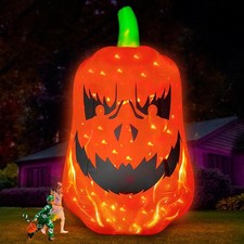 12 FT Halloween Pumpkin Inflatable LED Outdoor Yard Decoration Giant Blow Up picture
