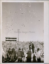1972 Shriners Kick Off Balloon Release Shrine Bowl Halftime Vintage Photo 6x8 picture