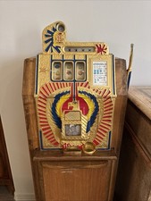 Royal Bell 25¢ Bell Fruit Gum Slot Machine Floor Stand Mills Style Vintage picture
