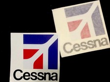 CESSNA AIRCRAFT  TAIL LOGO DECALS. SET OF 2 picture